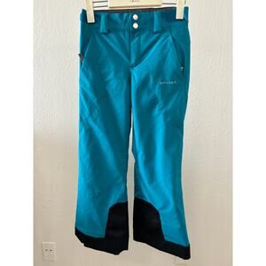 Spyder Olympia Snow Pants Girls Size 8 Blue Black